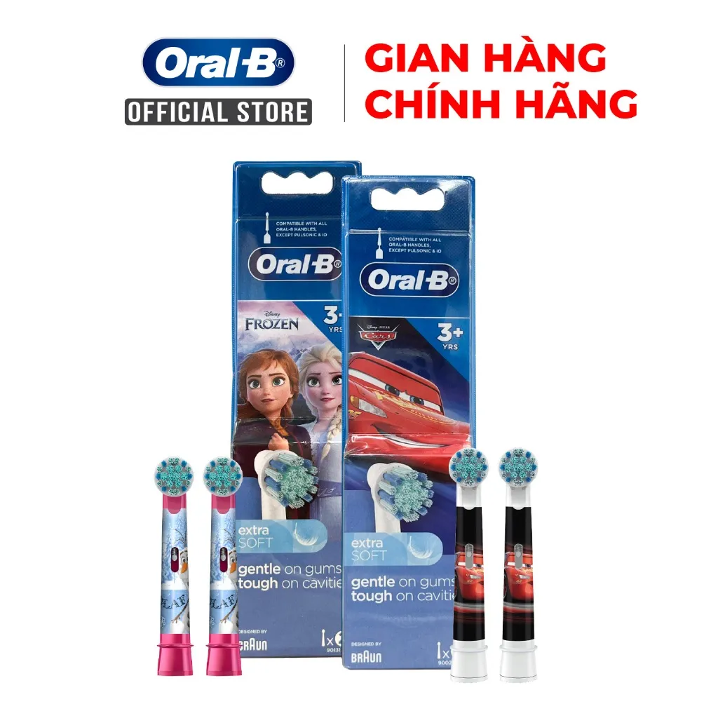 Ảnh Đầu chải răng trẻ em Oral-B Vitality D12 Disney, hàng chính hàng 100%. 1