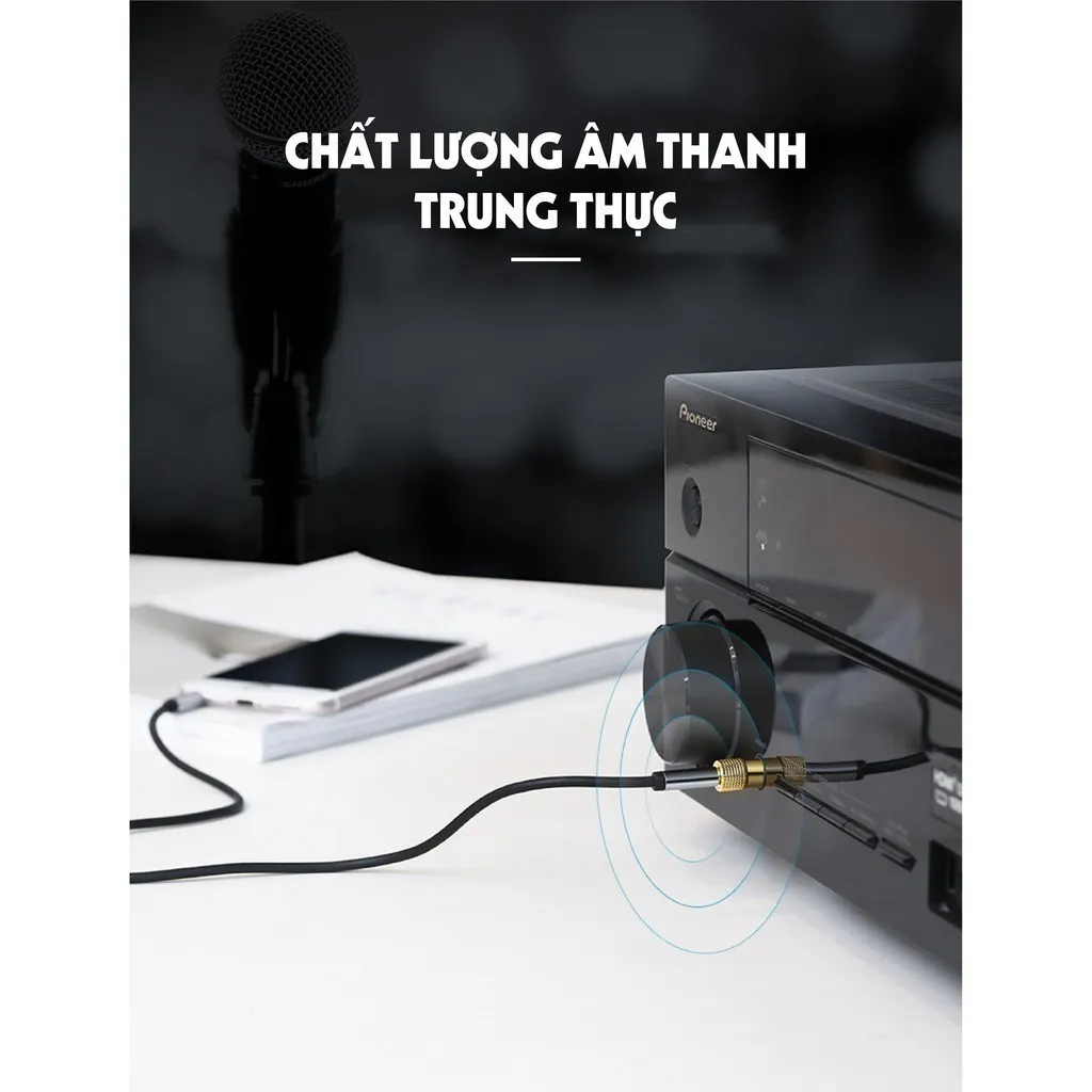 Ảnh Đầu jack chuyển đổi âm thanh UGREEN 20503 2
