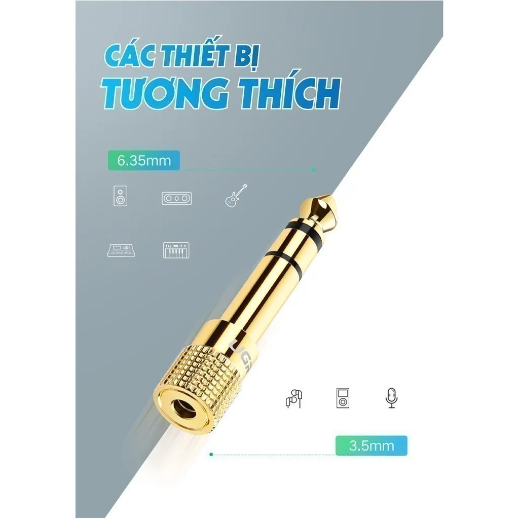 Ảnh Đầu jack chuyển đổi âm thanh UGREEN 20503 3
