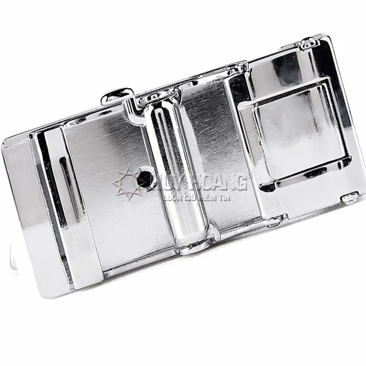 Ảnh Đầu khóa Huy Hoàng mặt da bò đen khóa kim loại bạc HP9116 3