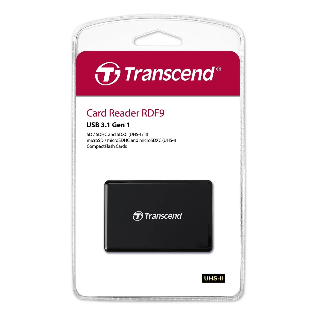 Ảnh Đầu đọc thẻ nhớ All-in-1 USB 3.0/3.1 Transcend TS-F9K2 - Bảo hành 2 năm 4