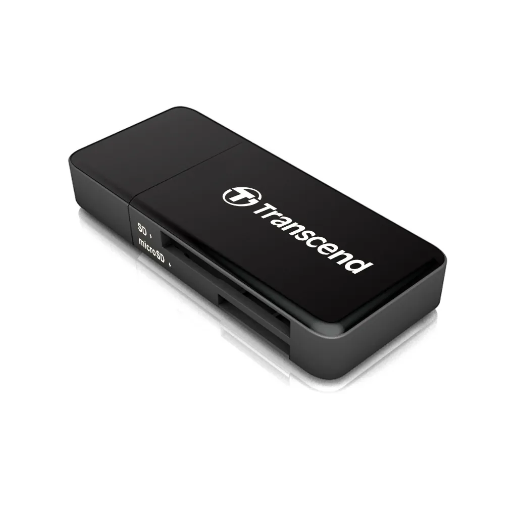 Ảnh Đầu đọc thẻ nhớ  USB 3.1 Gen 1 Reader Transcend RDF5 Bảo hành 2 năm 3