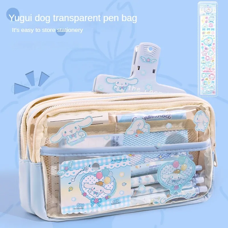 Ảnh Aubess [Mua 1 Tặng 1] Hộp đựng bút chì nhiều lớp – Sức chứa lớn, vải chống thấm nước có ngăn riêng tư & khóa kéo an toàn cho đồ dùng thiết yếu ở trường/văn phòng 2