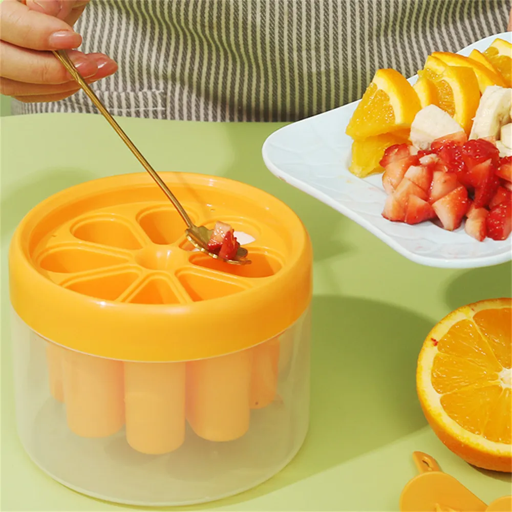 Ảnh Aubess 【Mua 1 Tặng 1】Khuôn làm kem đông lạnh nhanh Hộp đựng kem que DIY Hộp đựng đá dễ tháo khuôn Máy làm đá mùa hè 1