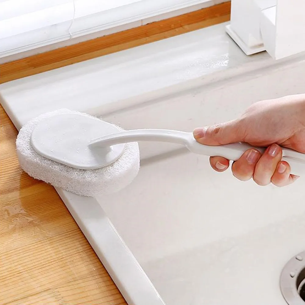 Ảnh Aubess [Quà tặng] Cọ rửa tường nhà tắm cán dài Cọ rửa sàn nhà tắm 2