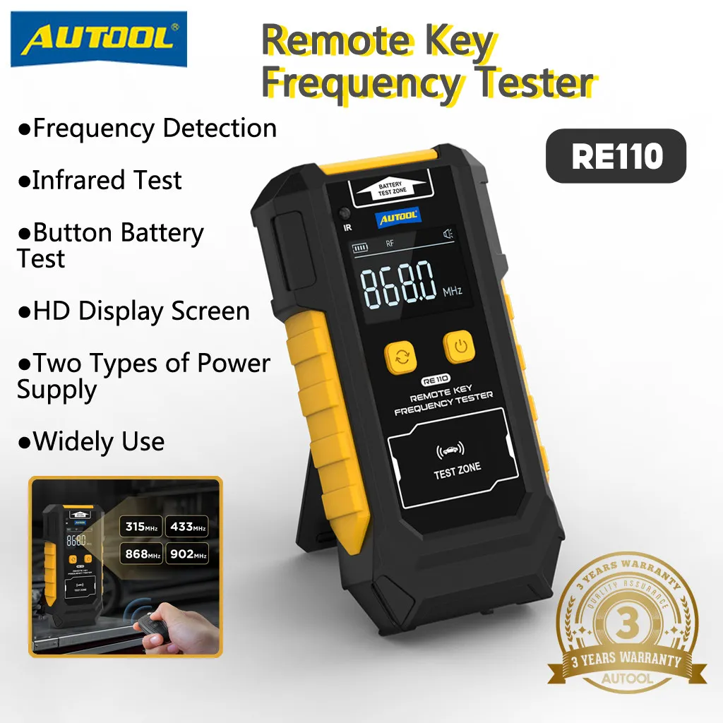 Đánh Giá AUTOOL RE110: Bút Thử Tần Số Remote Ô Tô, Cửa Cuốn, TV Đa Năng