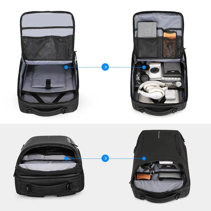 Ảnh Ba lô MARK RYDEN Nam Laptop Beg Galas Lelaki YKK Dây kéo Chống thấm nước (17.3 ") 4