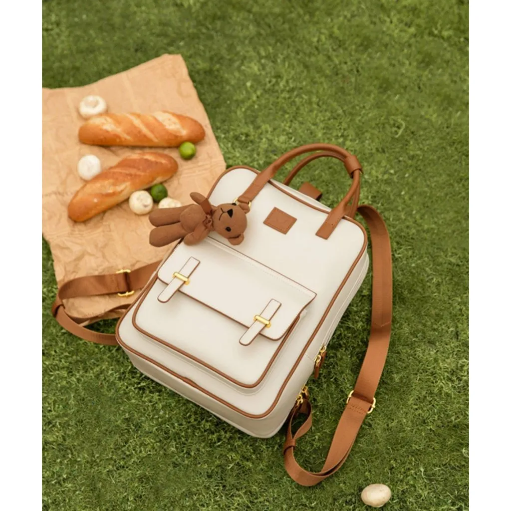 Ảnh Ba lô nữ đẹp Just Star thời trang size to dễ thương charm gấu ViAnh.vn Store 172855 2