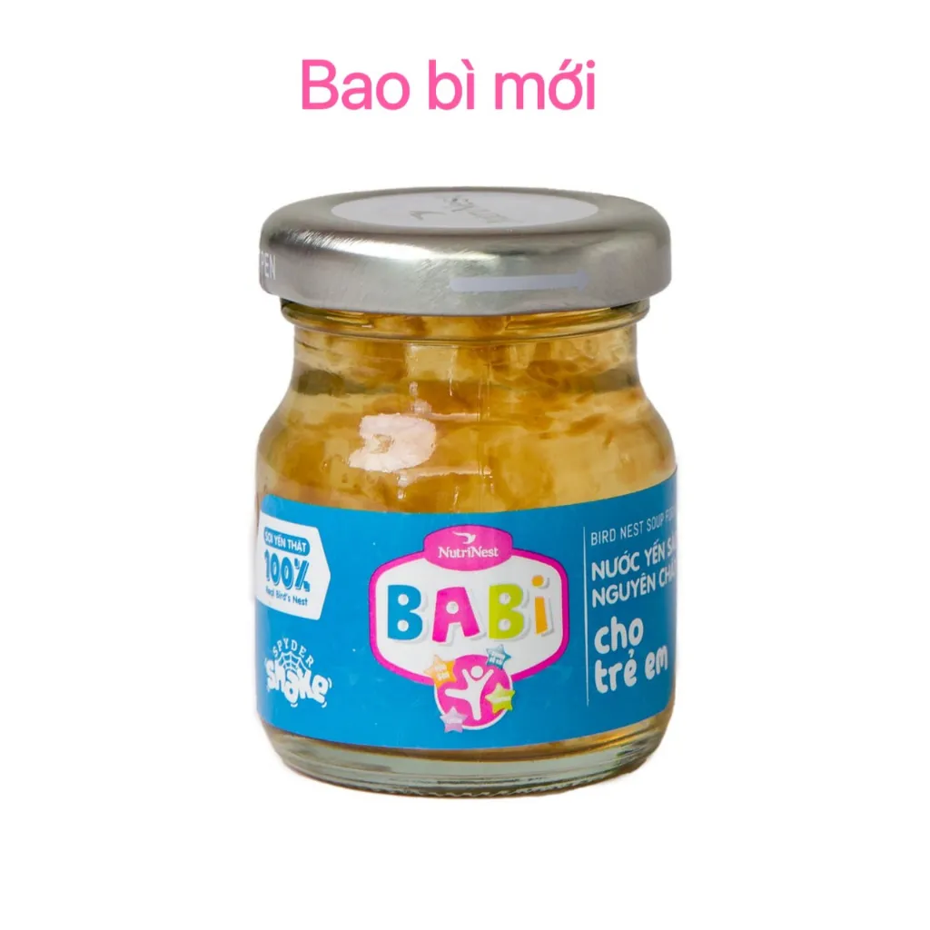 Ảnh Babi Nước Yến Sào Cho Trẻ Em Sợi Yến Thật 100% - NUTRINEST - Hũ Đơn (42g) 3