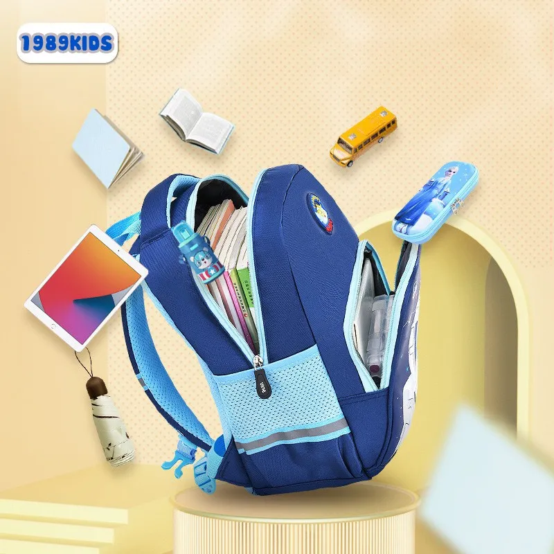 Ảnh Balo cho bé trai bé gái đi học lớp 1-6 tiểu học,lớp lá 1989KIDS SHOP siêu nhẹ 450gr hình in sắc nét đáng yêu 3