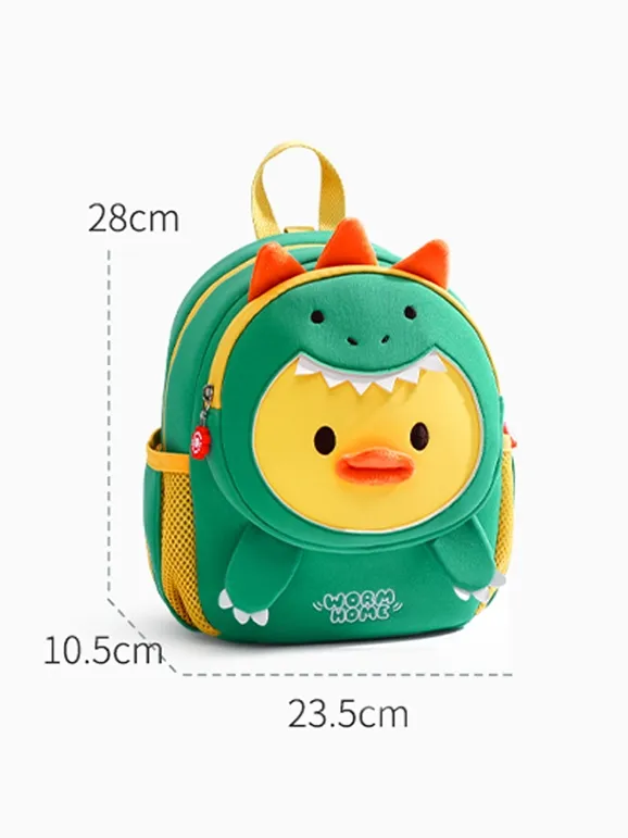 Ảnh Balo cho bé trai bé gái đi học mẫu giáo mầm non 1989KIDS SHOP hình thú đáng yêu,siêu nhẹ 300gram,có dây chống lạc, 2