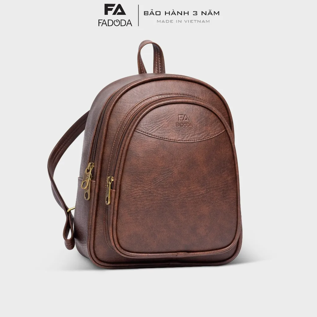 Ảnh Balo da dáng trung thời trang nữ FBA6 FADODA 1