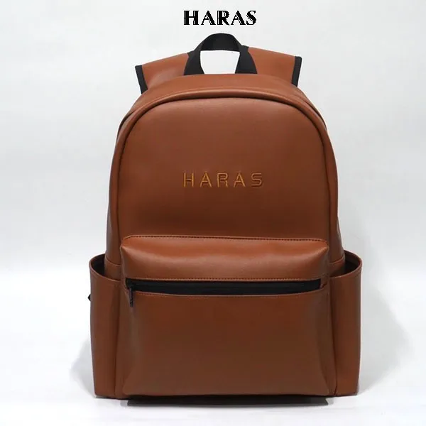 Ảnh Balo Da Nam Nữ Cao Cấp Chống Thấm Nước Basic New Original Backpack HARAS HR341 2