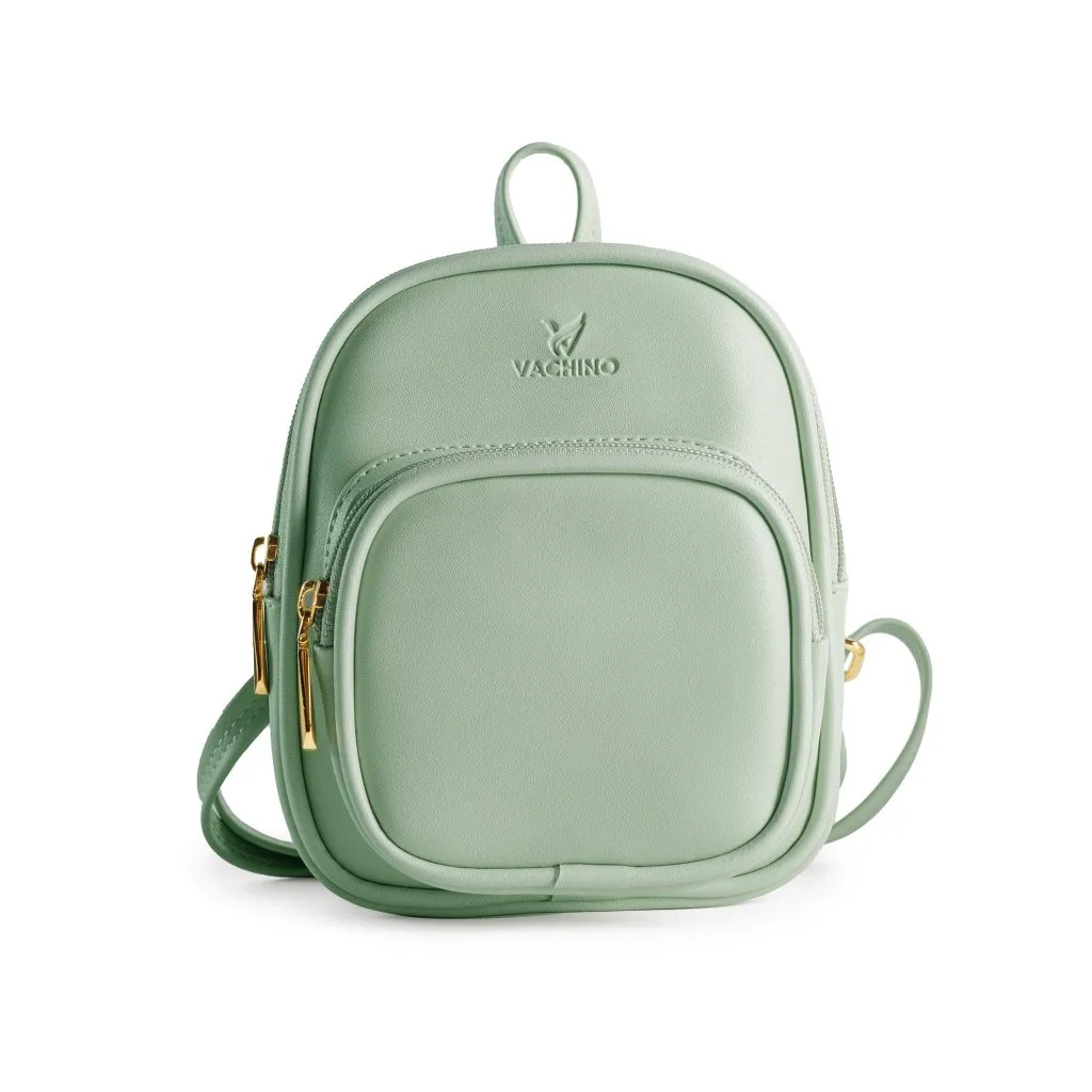 Ảnh Balo da nữ mini siêu dễ thương VACHINO-BG030 2