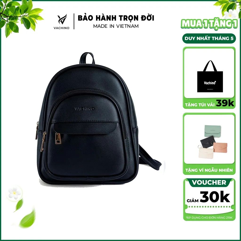 Ảnh Balo da nữ thời trang cao cấp Salia VACHINO - BG003 1