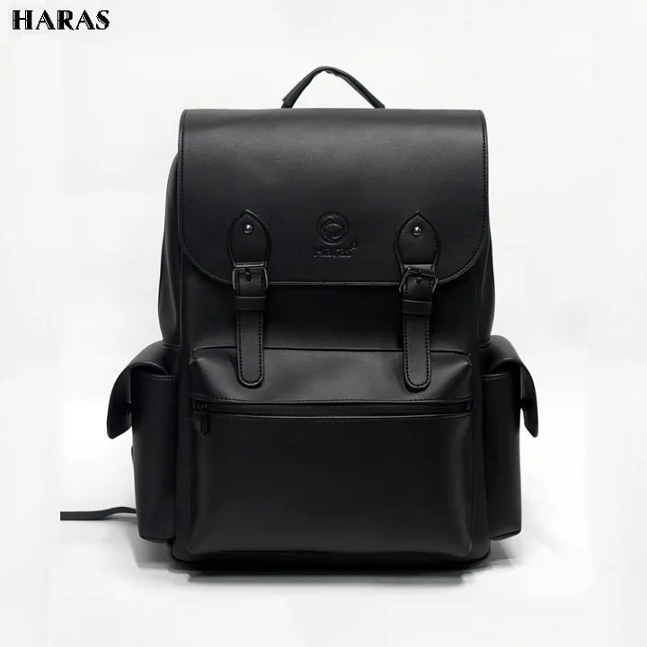 Ảnh Balo Da PU Cao Cấp Nam Nữ Thời Trang Chống Thấm Nước HARAS HR353 2