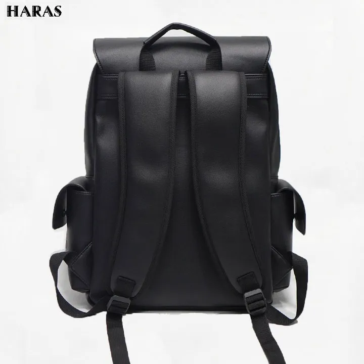 Ảnh Balo Da PU Cao Cấp Nam Nữ Thời Trang Chống Thấm Nước HARAS HR353 3