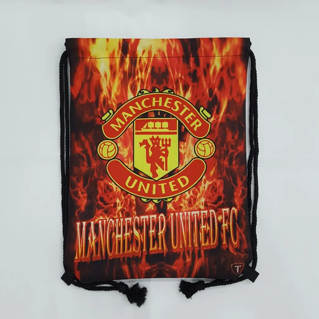 Ảnh Balo dây rút Football TROY FB hình logo câu lạc bộ bóng đá MU 2