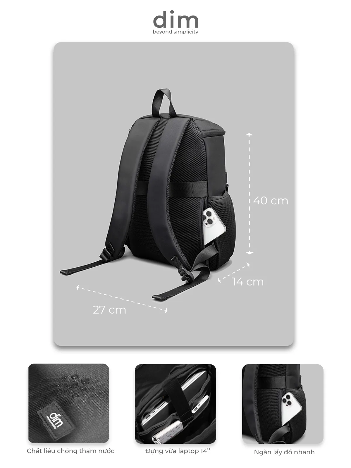 Ảnh Balo DIM Signature Backpack 2
