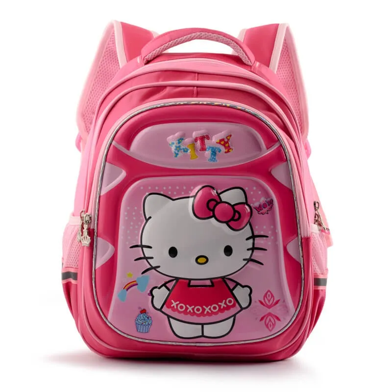 Ảnh Balo học sinh Mr Vui cho bé trai, bé gái học cấp 1, cặp sách in hình siêu nhân, hello kitty BLH 914 1