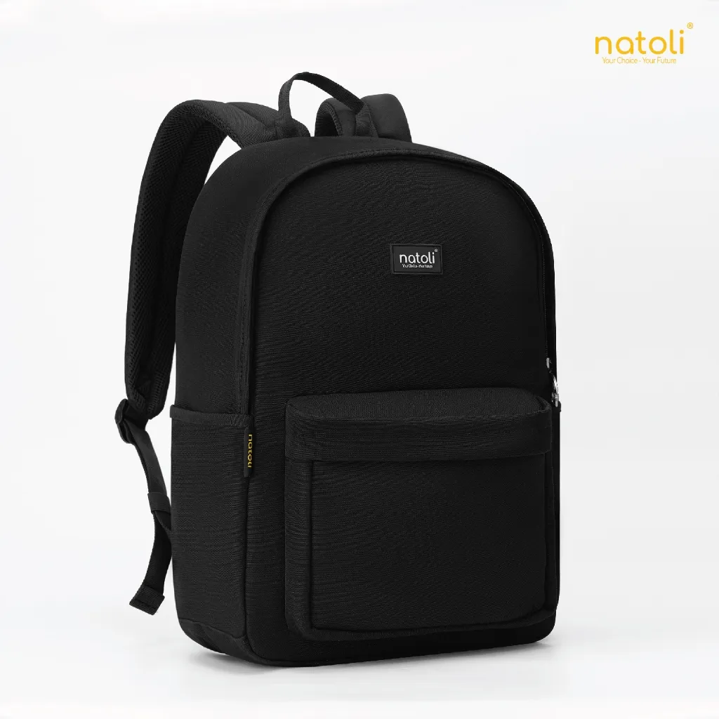 Ảnh Balo đi học nam nữ NATOLI nhiều ngăn chống nước cao cấp - Basic Backpack B2 3
