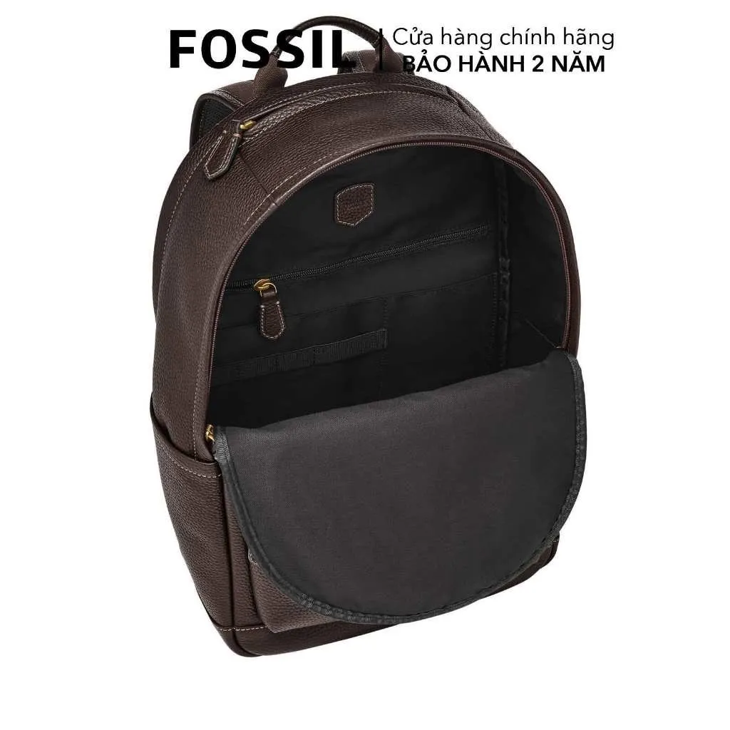 Ảnh Balo nam Fossil BUCKNER, da thật, màu nâu đậm, đựng laptop, MBG9631203 2
