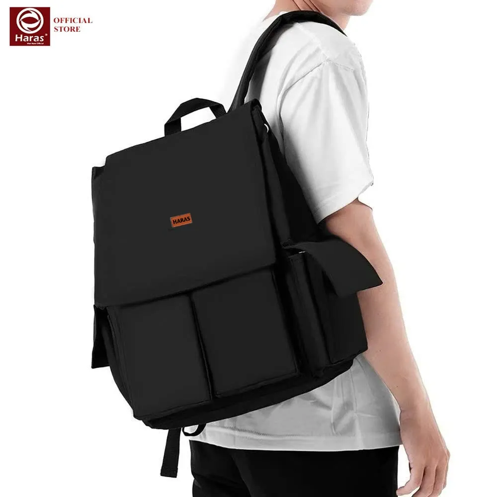 Ảnh Balo Nam Nữ Có Ngăn Đựng Laptop 15.6 inch Trượt Nước Cao Cấp HARAS HR369 2