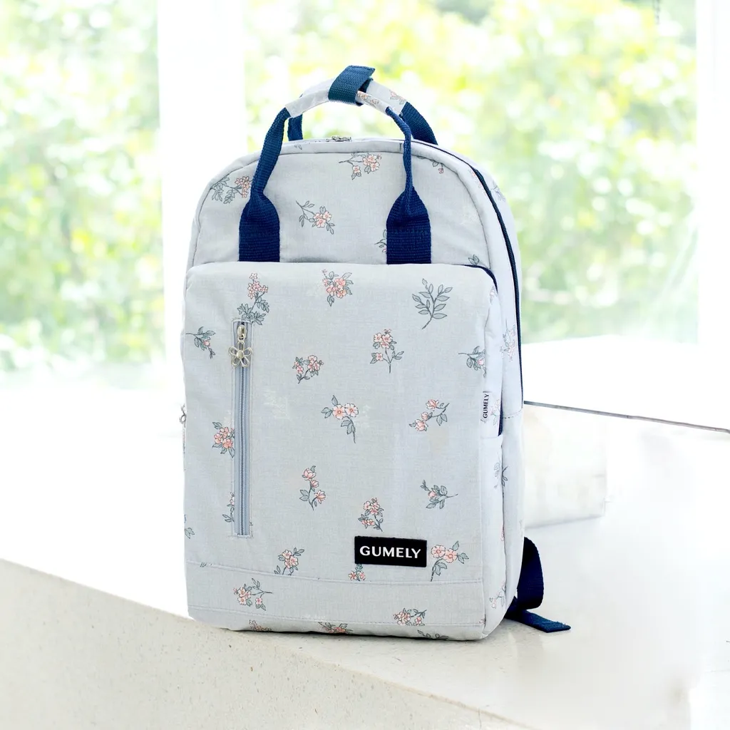 Ảnh Balo nam nữ đẹp gọn nhẹ nhiều ngăn unisex size to để lạptop 14 15.5 inch Gumely GU06 ViAnh Store đi học đi làm 1