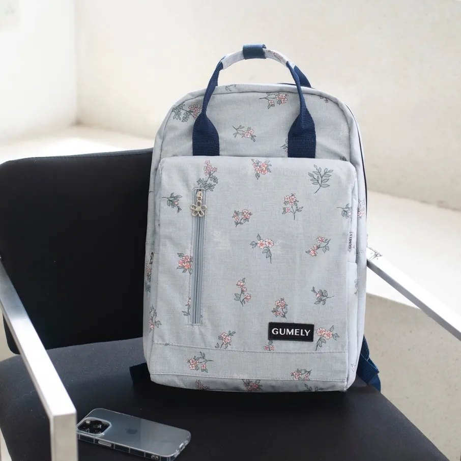 Ảnh Balo nam nữ đẹp gọn nhẹ nhiều ngăn unisex size to để lạptop 14 15.5 inch Gumely GU06 ViAnh Store đi học đi làm 2