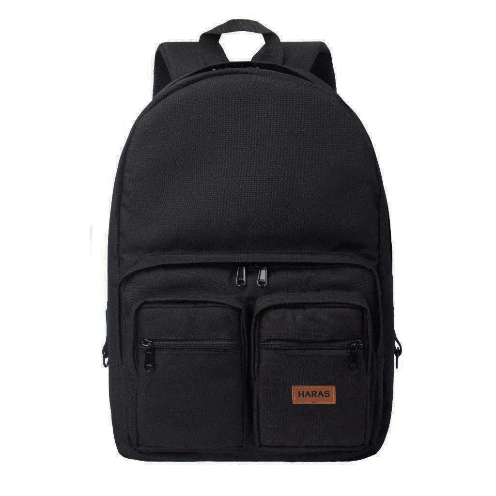 Ảnh Balo Nam Nữ HARAS Double Backpack Vải Chống Thấm Nước Thời Trang Cao Cấp HR346 1