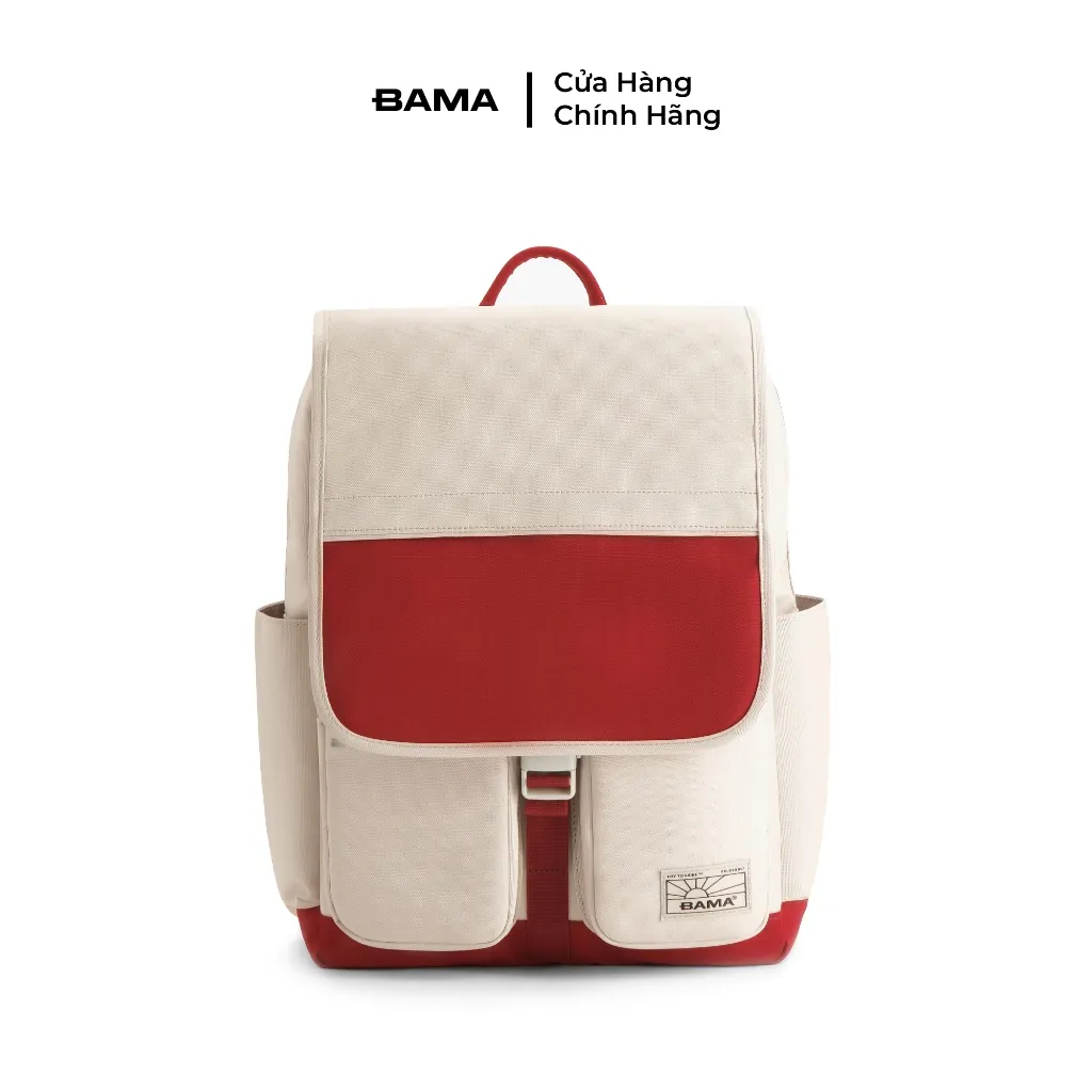 Ảnh Balo nam nữ đi học đi làm BAMA New Basic Backpack NB107 chống nước nhiều ngăn đựng laptop 15 6 inch 1