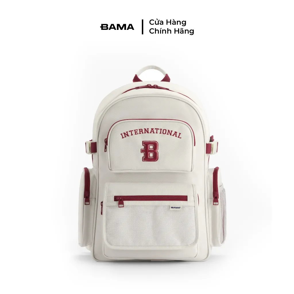 Ảnh Balo nam nữ đi học đi làm BAMA Border Backpack chống nước nhiều ngăn đựng laptop 15 6 inch 1