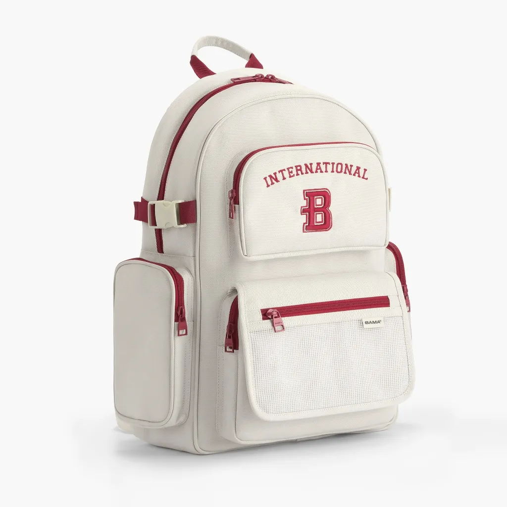 Ảnh Balo nam nữ đi học đi làm BAMA Border Backpack chống nước nhiều ngăn đựng laptop 15 6 inch 2