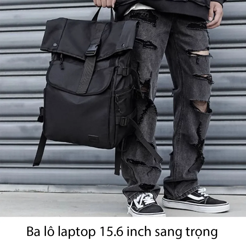 Ảnh Balo nam vải bố cao cấp đựng laptop 15.6 Inch phong cách thời trang bền bỉ thương hiệu CHENNY 3
