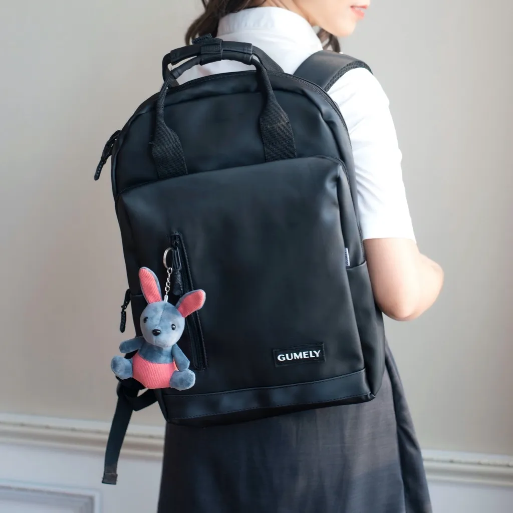 Ảnh Balo nữ dễ thương cute để laptop nhiều ngăn charm treo đi làm đi học GU06-1 Gumely ViAnh Store 2