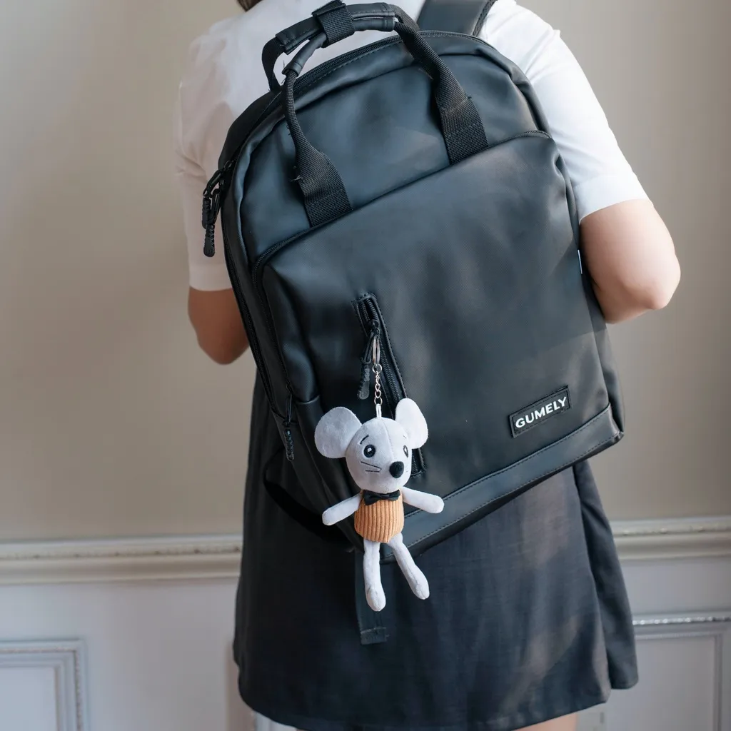 Ảnh Balo nữ dễ thương cute để laptop nhiều ngăn charm treo đi làm đi học GU06-1 Gumely ViAnh Store 3