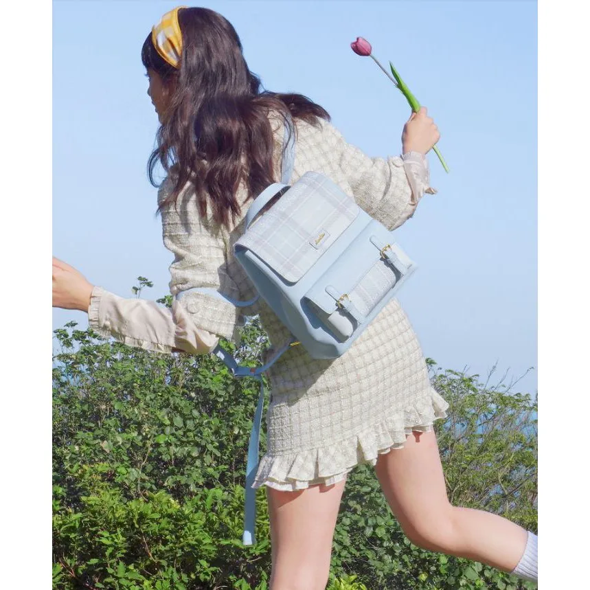 Ảnh Balo nữ đẹp Just Star thời trang cute dễ thương sang trọng xinh xắn 172686 Charm Treo Thỏ đi làm học đi chơi 3