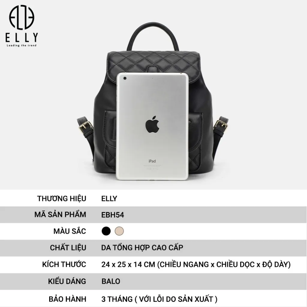 Ảnh Balo nữ thời trang cao cấp ELLY – EBH54 2