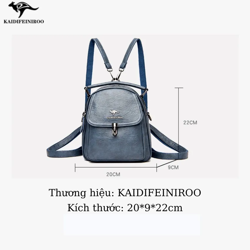 Ảnh Balo nữ thời trang cao cấp KAIDIFEINIROO phong cách Hàn Quốc KF32 (8616) Size 20 Kaidio 2