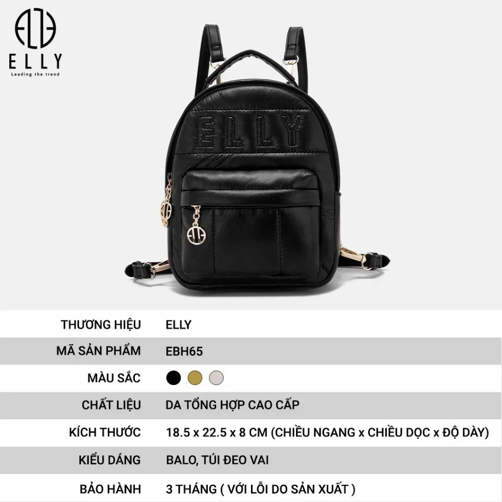 Ảnh BALO NỮ THỜI TRANG ELLY – EBH65 2