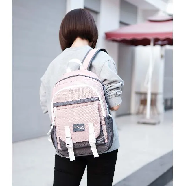Ảnh Balo nữ thời trang đẹp đi học đi làm gọn nhẹ nhiều ngăn size to để laptop 14 15.5 inch Gumely G11 ViAnh Store 3