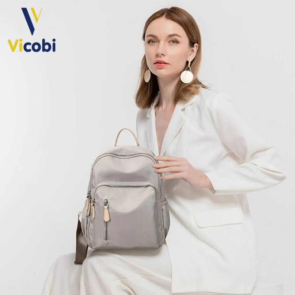 Ảnh Balo nữ vải Oxford Bally Vicobi B5, loại nhỏ gọn tiện dụng. 3