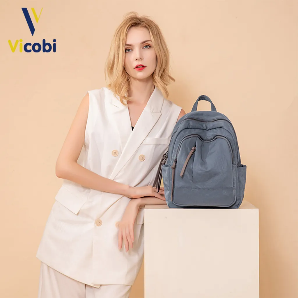 Ảnh Balo nữ vải Oxford Dever Vicobi B3, có 2 size to và nhỏ 3
