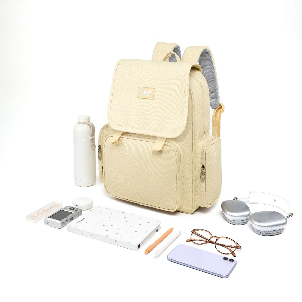 Ảnh Balo thời trang nam nữ NATOLI chống nước, nhiều ngăn đựng laptop đi học cao cấp - BST Everyday Utility Backpack B19 2