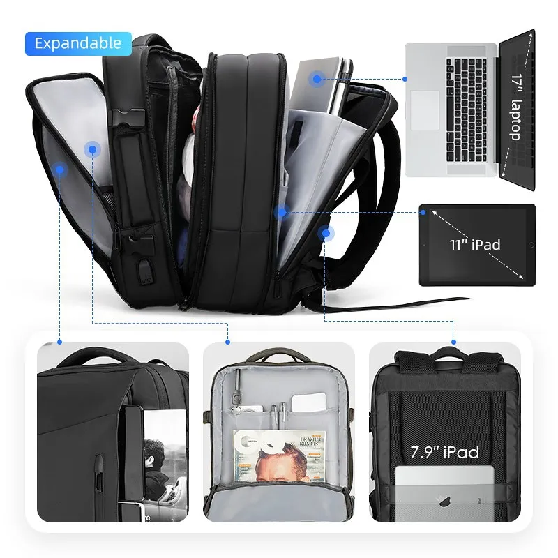 Ảnh Balo đựng laptop MARK RYDEN MR9299 sức chứa 17 inch có cổng sạc USB 1