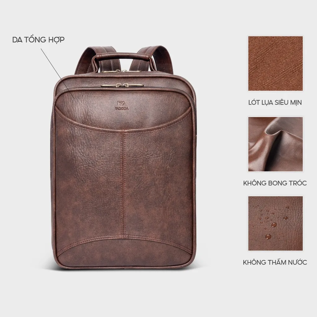 Ảnh Balo đựng laptop unisex FADODA FBA4 3