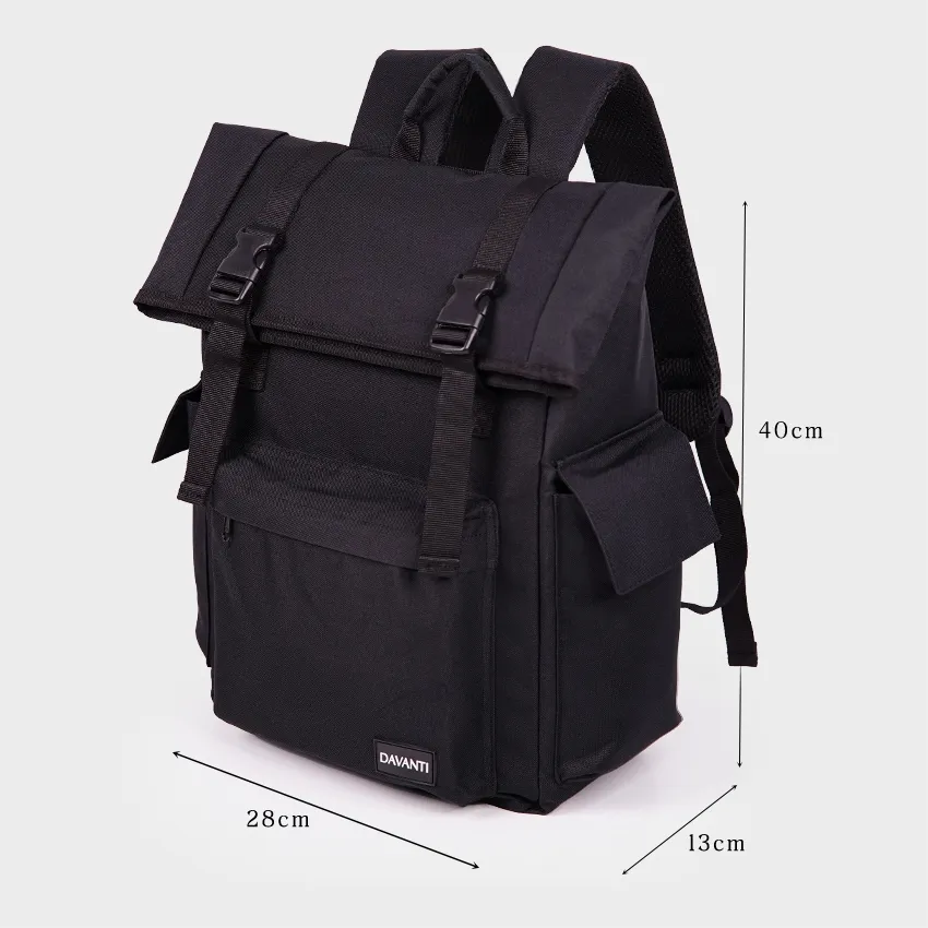 Ảnh Balo Vải Canvas Chống Nước Cao Cấp DAVANTI BL104 2