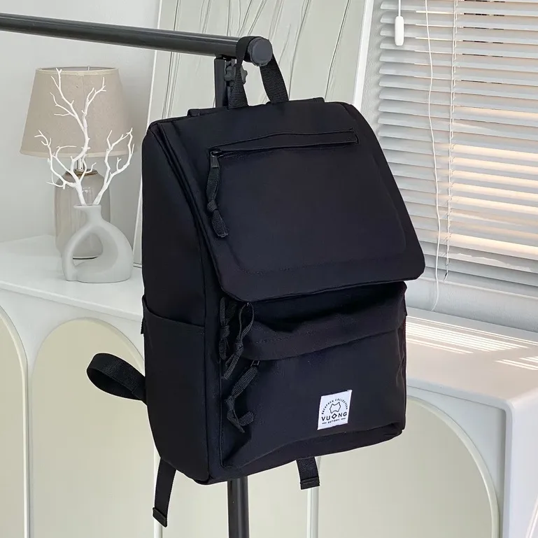 Ảnh Balo Vuông Shop®️ Brunch chất vải kháng nước để được laptop 15 inch và ôm lưng 2