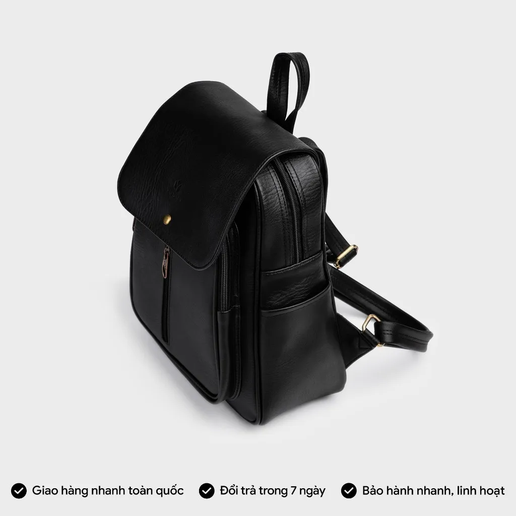 Ảnh Balo Yuumy (Thời trang nữ basic đựng vừa A4 - Balo da YBA5) 3