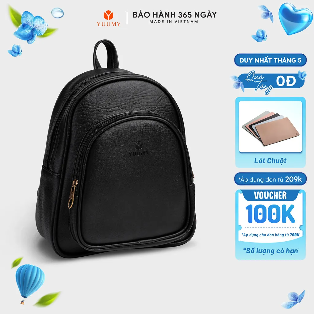Ảnh Balo Yuumy (Thời trang nữ cỡ trung - Balo da YBA4) 1